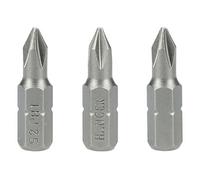 Carte de 3 embouts cruciformes PH1 25mm - - 133011