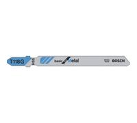Carte de 5 Lames Métal BOSCH HSS Ondulee Fraisée T118G - 2608631012