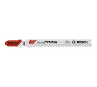 Bosch Lames de scie sauteuse T102BF Clean - pour PMMA - Carte 5 lames (2608636781)
