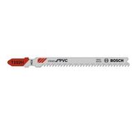 Bosch Lames de scie sauteuse T102H HCS pour PVC 100 mm - Carte de 5 lames