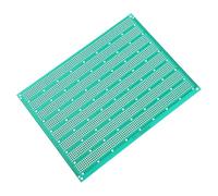 Carte de Circuit Imprimé Verte 1pc pour Prototypage | Perçages de Soudure et Trous de Montage, Cuivre et Fibre de Verre, pour Projets Électroniques et Atelier
