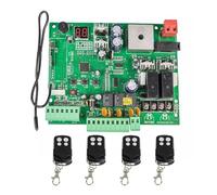 Carte de commande de portail battant à sortie DC12V 24V Connectez la batterie de secours ou le système solaire avec la quantité de télécommande en option pour ouvre-portails électriques automatiques(4