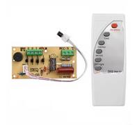 Carte de commande de ventilateur avec télécommande et minuterie de 7 heures pour ventilateurs sur pied et ventilateurs électriques, module PCB sans soudure, design compact 85 x 43 mm (1 pièce)
