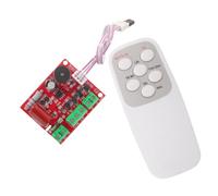 Carte de Commande Rouge Télécommande pour Mini Ventilateur Électrique | Réception Multi-angles, Réglage Minuterie, Métal et Plastique, Usage Intérieur, pour Locataires et Bricoleurs