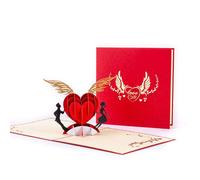 Carte de Mariage Carte de Vœux Pop-up 3D Carte Mariage Félicitation Carte Anniversaire Marriage Carte de Félicitation Mariage Carte