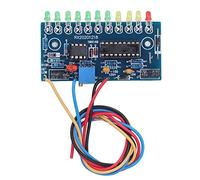 Carte de Niveau Audio LED, Module indicateur d'amplificateur à 10 Segments | 11 pièces 3mm/0,1 pouces lumières LED, module de compteur VU alimenté 12V 250MA, pour préamplificateur de compteur VU