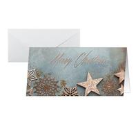 Carte de Noël 'Glamorous Christmas', format long