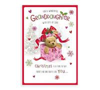 Carte de Noël mignonne pour petite-fille - 22,9 x 15,2 cm - Regal Publishing, C85405