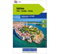 Carte de plein air n° KF.HR.WK.01 - Istrie (Croatie) | Kümmerly & Frey
