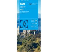 Carte de randonnée IGN TOP 25 n° 2840 OT - Alès
