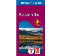 Carte de randonnée n° 2521 - Rondane Sud (Norvège) | Nordeca - Turkart 1/50 000