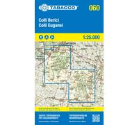 Carte de randonnée n° 60 - Colli Berici, Colli Euganei | Tabacco