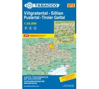 Carte de randonnée n° 73 - Villgratental, Sillian, Pustertal, Tiroler Gailtal | Tabacco