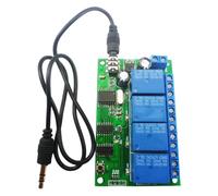 Carte de relais de décodeurs sonores DTMF, 4 canaux pour la | Décodage de ligne sonore pour la gestion de circuits multiples et la commutation à distance industrielle et le