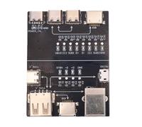 Carte de testeur de câble USB Mavaol carte PCB de détection de fil de données multi-ports avec prise en charge MicroUSB Type C de Type B pour l'interface IOS