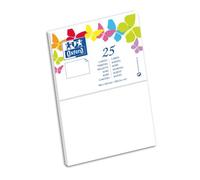 Carte de visite Oxford 100x150 x25 blanc
