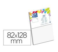 Carte de visite Oxford 82x128 x25 blanc