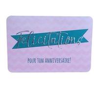 Carte De Voeux - Anniversaire - Félicitations Pour Ton Anniversaire G