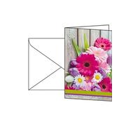 Carte de voeux 'Colorful', (L)115 x (H)170 mm