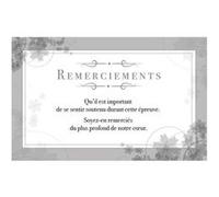 Carte De Voeux - Condoléances - 5 Cartes Remerciements Deuil