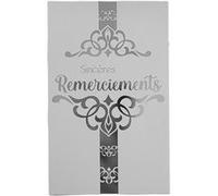 Carte De Voeux - Condoléances - 5 Cartes Remerciements Deuil