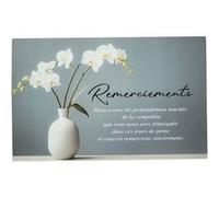 Carte De Voeux - Condoléances - 5 Cartes Remerciements Deuil