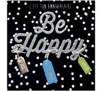 Carte De Voeux Glamour - Anniversaire - Be Happy Joie Bonheur Amour G
