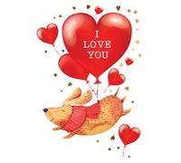 Carte de voeux 'I love you'