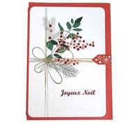 Carte De Voeux - Joyeux Noël Branches de Houx G