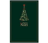 Carte De Voeux - Joyeux Noël Sapin Vert Et Rouge rouge G