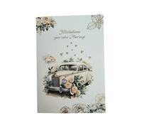 Carte De Voeux - Mariage - Félicitations Pour Votre Mariage