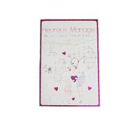 Carte De Voeux - Mariage - Pour La Vie - Violet