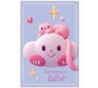 Carte De Voeux - Naissance - Bienvenue à Bébé - Fille