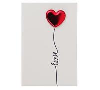 Carte de voeux Saint Valentin carte de voeux 3D amour carte Frstival voeux bricolage carte postale en cuir coeur Style2