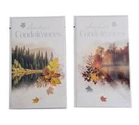 Carte De Voeux - Sincères Condoléances - Forêt Visuel Aléatoire*