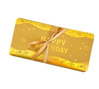 Carte de vœux musicale pliable avec 20 poches pour argent, cadeau d'anniversaire, de mariage, carte de vœux musicale à LED