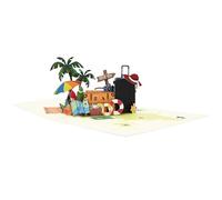 Carte de vœux pop-up 3D créative, souvenir de voyage et de retraite, motif valise colorée, anniversaire, remise de diplôme, anniversaire de mariage, cadeau de Saint-Valentin pour maman, épouse, lui,