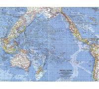 Carte des îles du Pacifique 1962