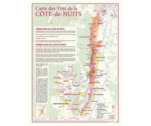 Carte des vins de la Côte-de-Nuits | Benoit France