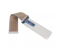 Carte d'extension GPIO 40 broches GPIO câble plat 65 pièces fil électronique platine d'expérimentation pour ensemble de construction de 5 circuits