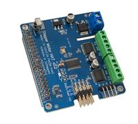 Carte d'extension V2 compatible Pi pour moteur pas à pas 3B 3B+ 16 sorties Interface I2C 5 V/3,3 V Prise en charge du niveau logique