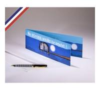 Carte double Cha Cha Cha créée et imprimée en France sur papier certifié PEFC - Happy birthday G