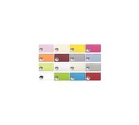 Paquet de 25 cartes pliées Pollen 106x213mm 210g/m² - Rose dragée
