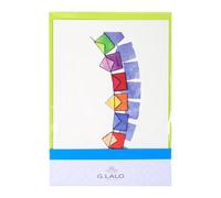 CARTE DOUBLE + ENVELOPPE C6 ENCRE&PLUME, SOUS SACHET - Farandole d'enveloppes