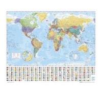 Carte du Monde - 40x50 cm - AFFICHE / POSTER G