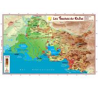 Carte en relief - Bouches-du-Rhône - 21 x 31 cm | Relief Editions