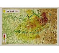 Carte en relief - Lot - 21 X 31 cm | Relief Editions