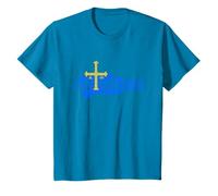 Carte et drapeau asturien - Souvenir des Asturies Espagne T-Shirt
