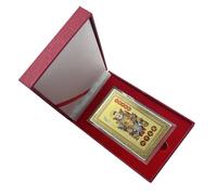 Carte Feng Shui Tai Sui 2025,Carte Amulette Carte Tai Sui 2025,Année de Tai Sui Prière Ornements Carte Traditionnelle | 2025 Feng Shui Tai Sui Carte d'or Amulette Éliminez le Mal Apporter Bonheur