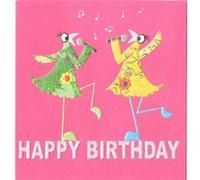 Carte Happy Birthday rose G